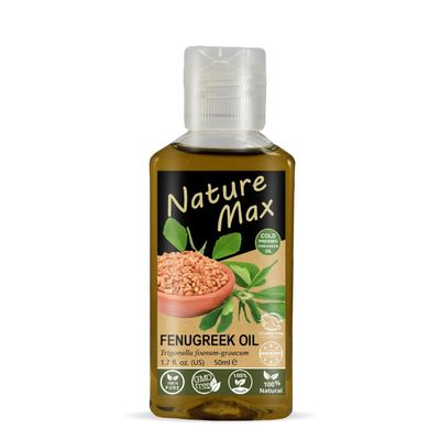 bonballoon Nature Mix Fenugreek Oil Essential Oils Organic Natural Undiluted Pure For Hair Growth Skin Health Care Massage Cold Pressed Premium Quality 1Pack = 1.70 Ounce / 50 ml
