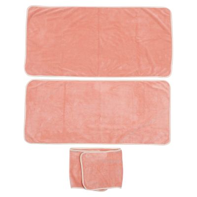 Beaupretty 1 Set Microfiber Durable Headcloth Stylish Orange of Bath Fiber Wraps Care Spa Head Super Shower Supplies Facial for Skin Hair Towels Supple Pillow Stretch Chest Women