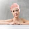 Beaupretty 1 Set Microfiber Durable Headcloth Stylish Orange of Bath Fiber Wraps Care Spa Head Super Shower Supplies Facial for Skin Hair Towels Supple Pillow Stretch Chest Women view 3