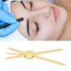 Eyebrow Ruler, Brow Measuring Tool Positioning Eyebrow Shape Adjustable Gold for Beauty Salon Tattoo Workers view 4