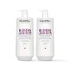 Goldwell Dualsenses Blondes & Highlights Anti-Yellow Shampoo and Conditioner Liter Bundle view 1