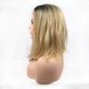 YTOOZ Black-Yellow Short Hair Wig Ladies Handmade Lace European and American Wig Set in The Wig Hair Sets view 3