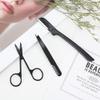3pc Eyebrow Set. Includes scissors, tweezers with comb and foldable razor. view 2