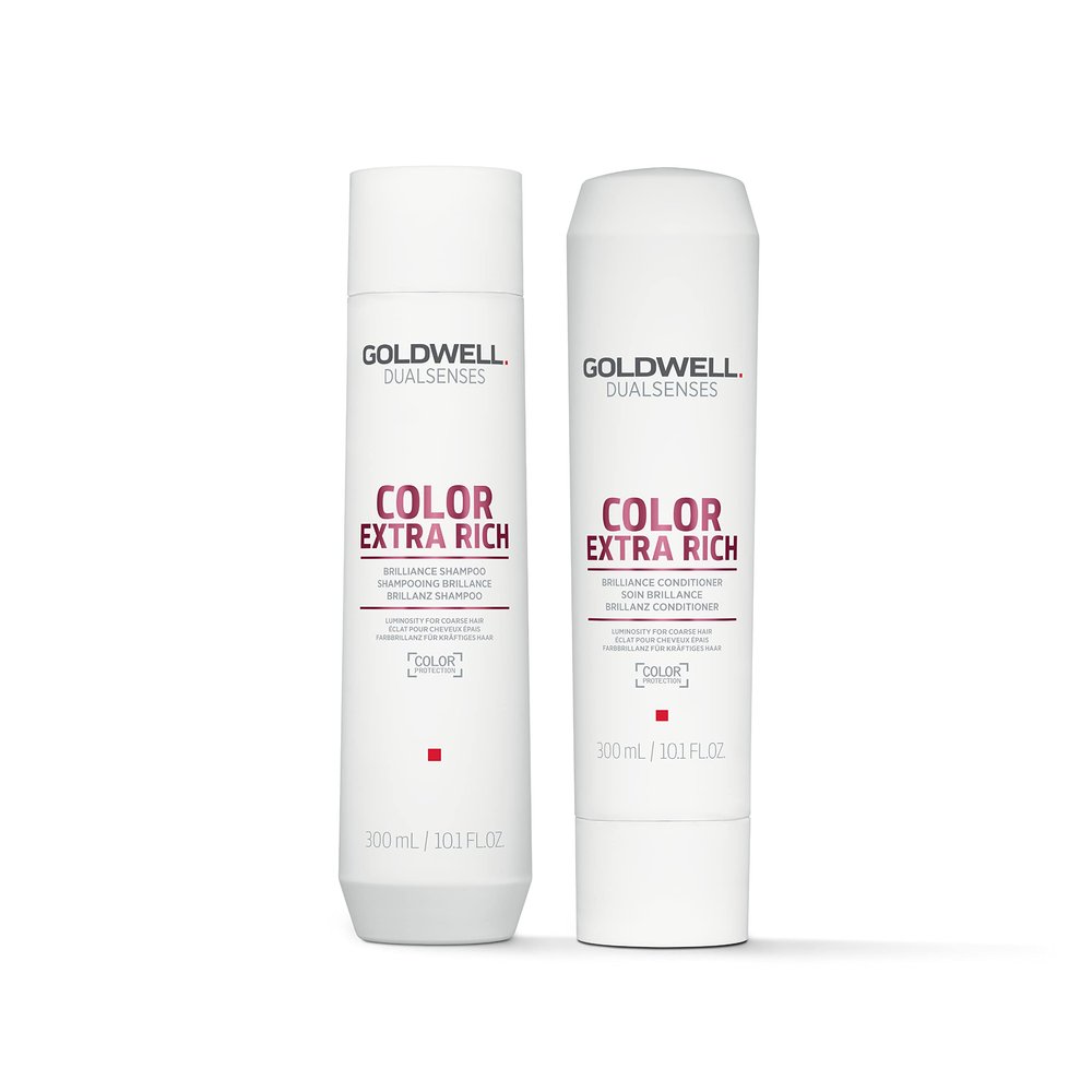 Goldwell Dualsenses Color Extra Rich Brilliance Shampoo and Conditioner Standard Bundle