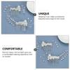 Beaupretty 2pcs Bridal Hair Combs Delicate Accessories for Weddings and Special Occasions Handmade Side Combs for Elegant Hair Styles view 2