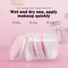 (6 Pieces) Powder Puff for Makeup Face Powder,suitable for wet or dry foundation (Pink) view 3