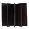 Allwon 4-Layer Book Shaped Magnetic Palette Large Empty Makeup Palette Storage Box for Eyeshadow Lipstick Blush Powder (Black) view 2