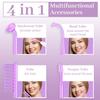 High Frequency Facial Wand - TUMAKOU Violet Portable Handheld High Frequency Facial Skin Machine Device for Face - with 4 Purple Tubes view 3