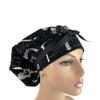 Bouffant Medical Cap Bones of The Body - Sweatband Ponytail Pouch Tie Back Hats Bouffant Scrub Hats Turban Hats. Nurses Hats Ponytail Holder Dr. Hats view 2