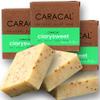 CARACAL Clarysweet Vegan Herbal Natural Soap Bar for Men Women (3-Pack) Strong Woodsy Bay Laurel, Clary Sage, Nettle, Olive, Castor Oils & Shea Butter view 1
