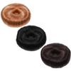 3Pcs hair dryer hair bun maker snap hair bun clip hair bun tool bun holder chignon ponytail bun hair scrunchies wig hairpieces for women chignon maker Miss plastic modeling extend view 1
