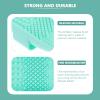 SOLUSTRE 2pcs Makeup Brush Cleaner Mats Rinsing Cushions for Makeup Tool Cleaning Includes Colors view 3
