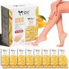 nbc BeautiLab Foot Exfoliating, Sugar Scrub, Dead Skin Remover for Feet, Individually Packaged Foot Scrub Smooths, Hydrates, Detoxifies Tired and Dry Cracked Feet 16 Packs per Box,Orange scent view 1