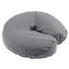Body Linen Simplicity Poly Cotton Massage Face Cradle Covers - Clean, Crisp Fabric for Frequent Use and Washing, Colorfast and Latex-Free, Fits All Standard Massage Tables (10 Pack, Gray) view 1
