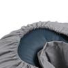 Body Linen Simplicity Poly Cotton Massage Face Cradle Covers - Clean, Crisp Fabric for Frequent Use and Washing, Colorfast and Latex-Free, Fits All Standard Massage Tables (5 Pack, Gray) view 2