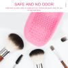 SOLUSTRE Brush Rinsing Mats Makeup Brush Cleaning Pad Makeup Tool Cleaning Pad Practical Cleaner Easy to Use view 3