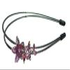 jcgy Set of 2 Crystal Flower Headbands Metal Hair Bands YY86801-3-2blueRose view 3