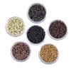 1000 Pcs Nano Ring Beads for Hair Extensions 3.0mm1.5mm2mm Silicone Lined Copper Micro Links Rings (Dark Blonde) view 1