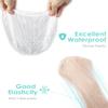 Auban 100PCS Disposable Shower Caps Independent Packing, Plastic Clear Hair Cap Large Thick Waterproof Bath Caps for Women, Travel Essentials Accessories (20.5") view 3
