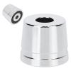 Dioche Safety Base Holder Wide Opening Alloy Universal Men Shaving Brush Drying Stand Safety Holder Large Opening Large Diameter Alloy Men's Shaving Holder view 3