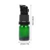 10Pcs Essential Oil Glass Bottle Refillable Essential Oil Jars Mini Glass Pump Bottles Cosmetic Sample Bottles Travel Bottle For Toiletries (5ml) view 2
