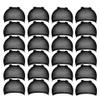 Stocking Wig Caps, DEPHNARSA 24pcs Stretchy Nylon Wig Caps Stocking Caps For Wigs Wig Caps For Women Man (Black) view 1
