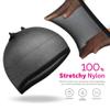 Stocking Wig Caps, DEPHNARSA 24pcs Stretchy Nylon Wig Caps Stocking Caps For Wigs Wig Caps For Women Man (Black) view 3