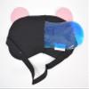 Skelapparel Pink Travel Eye Mask Sleep Aid Cold Gel Pack for Puffy Eyes, Travel, Meditation view 2