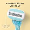 EVE 5 Women's Disposable Razors Smooth Touch | Wide moisture bar, 5 Blades for smooth shave | Multipurpose Hair Remover | 1 pack (3 count) view 2