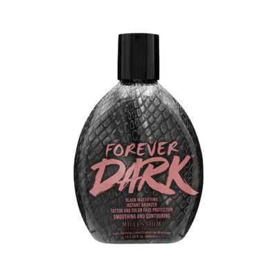 Millennium Tanning Forever Dark, Black Mattifying Instant Bronzer, Tanning Lotion, 13.5 Ounces