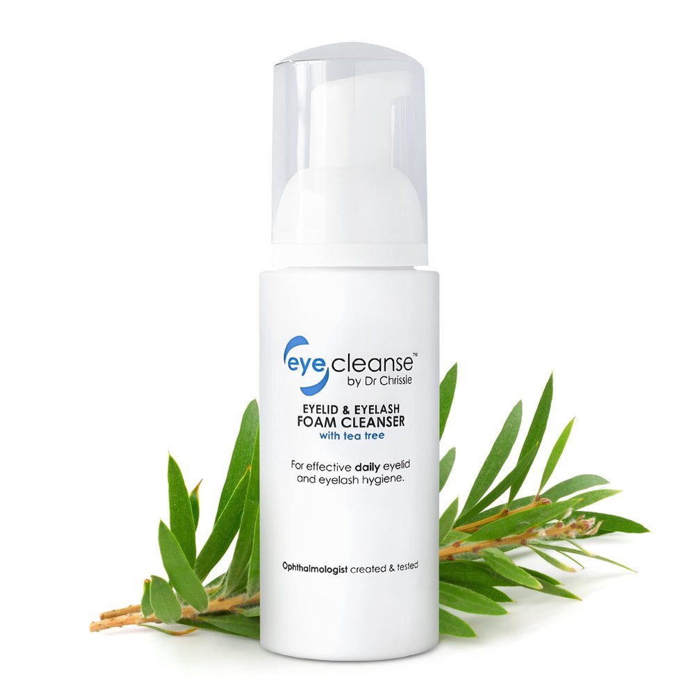 Dr Chrissie All-in-One Eyelid and Eyelash Cleanser for Extensions, Lash Extension Kit Essential, Enriched with Tea Tree Oil, Helps Ease Tired Eyes, 100 ml - EyeCleanse