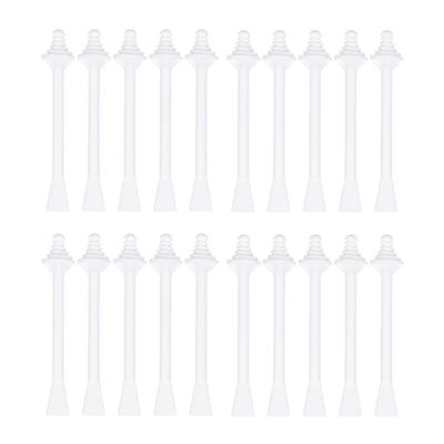 FOMIYES Nasal Hair Removal Wax Applicator Sticks 20pcs Plastic Disposable Facial Hair Remover