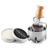 CCbeauty Mens Shaving Brush and Bowl Set, 4 in 1 Badger Shave Brushes Kit with Stainless Steel Bowl & Soap Mug, Safety Razor Stand, Birthday Boyfriend Dad Gifts Set for Men, Shaving Cream 3.5Oz view 1