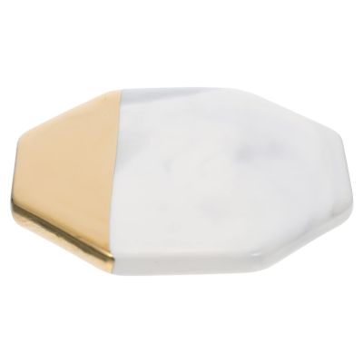 Beaupretty Manicure Nail Art Marble Palette Display Board for Home and Salon Use Portable Mixing Tray for Nail Art Painting Tips Display and Creative Design