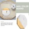 Beaupretty Manicure Nail Art Marble Palette Display Board for Home and Salon Use Portable Mixing Tray for Nail Art Painting Tips Display and Creative Design view 4
