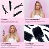 Mermade Hair Grip Clips - Alligator Hair Clips for Styling & Sectioning, Professional Salon Quality - Black (Pack of 4) view 2