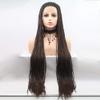 Pkfinrd Wigs Wig Ladies Handmade Lace European and Wig Sets in The Wig Hair Sets - Brown - Small Scorpion - Long Hair view 1