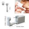 YWDKJGS 3 Pack Nose Piercing Kit, Disposable Safety Self Nose Piercing Gun with 10 Piece Nose Rings Studs, Home Nose Percinging Kit Gun Tools view 2
