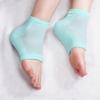 Healifty Moisturizing Heel Socks Gel Heel Socks One Size Fits Most Heel Socks Foot Heel Socks Toeless Spa Socks Lotion Hair Ring Lining Moisturizing Socks Men and Women Open Toe Socks view 3