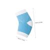 Gel Heel Socks for Dry Cracked feet Features Socks for Women spa moisturising Sock Blue Floral Hair Wreath Spa Vented Moisturising Socks Anti Crack Heel Socks Miss view 2