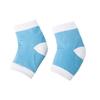 Gel Heel Socks for Dry Cracked feet Features Socks for Women spa moisturising Sock Blue Floral Hair Wreath Spa Vented Moisturising Socks Anti Crack Heel Socks Miss view 3