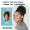 Abellee DreadLock Bun Loc Petal Bun Afro High Puff Drawstring Ponytail Wig Synthetic Faux Locs Hair Bun Pony Tail Hairpieces Clip In Hair Extentions for Black Women (2Pcs1B/30) view 4