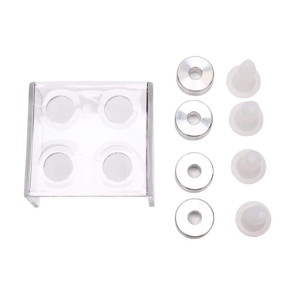 DIY Lipstick Mold, 9mm Handmade Lipstick Mould Lipstick Filling Tube Silicone Lip Balm Mold Crafts Tool(9mm Four Holes)