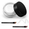 Erinde White Gel Eyeliner, Waterproof Cream Eyeliner Gel Pot, High-Intensity Pigments Long Lasting Smudge-Proof Eye Liner Eyebrow Makeup, Waterline Matte Eye Liner with 2PCS Brushes, 04 White view 1