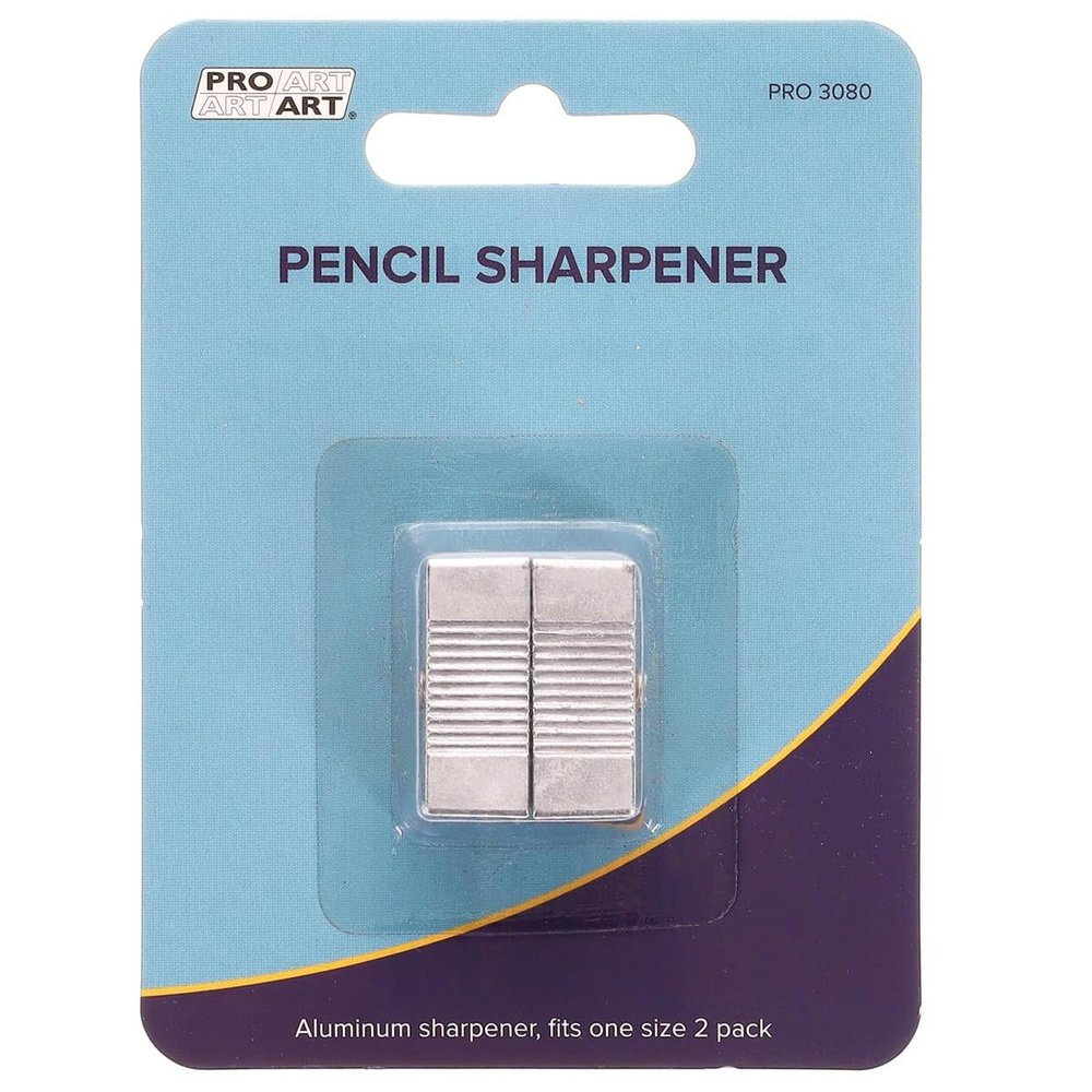 SILVERLEAD/PRO ART Metal Sharpener, White