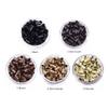 1000 Pcs Flare Euro Lock Copper Tubes Micro Rings Links Beads for I-Tip Human Hair Extensions 3.4x3.0X6.0mm (Dark blonde) view 3
