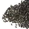 1000 Pcs Flare Euro Lock Copper Tubes Micro Rings Links Beads for I-Tip Human Hair Extensions 3.4x3.0X6.0mm (Black) view 4
