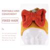Beaupretty Quick Drying Coral Fleece Hair Turban for Home Use Absorbent Hair Dry Wrap Bow- Lightweight and Travel-Friendly view 3