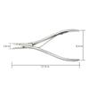 1 Pc Stainless Steel Hair Extensions and Removal Pliers with 2 holes Hair Extension Tool for Micro Links Hair or Feather Extensions Styling view 2