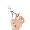 1 Pc Stainless Steel Hair Extensions and Removal Pliers with 2 holes Hair Extension Tool for Micro Links Hair or Feather Extensions Styling view 4